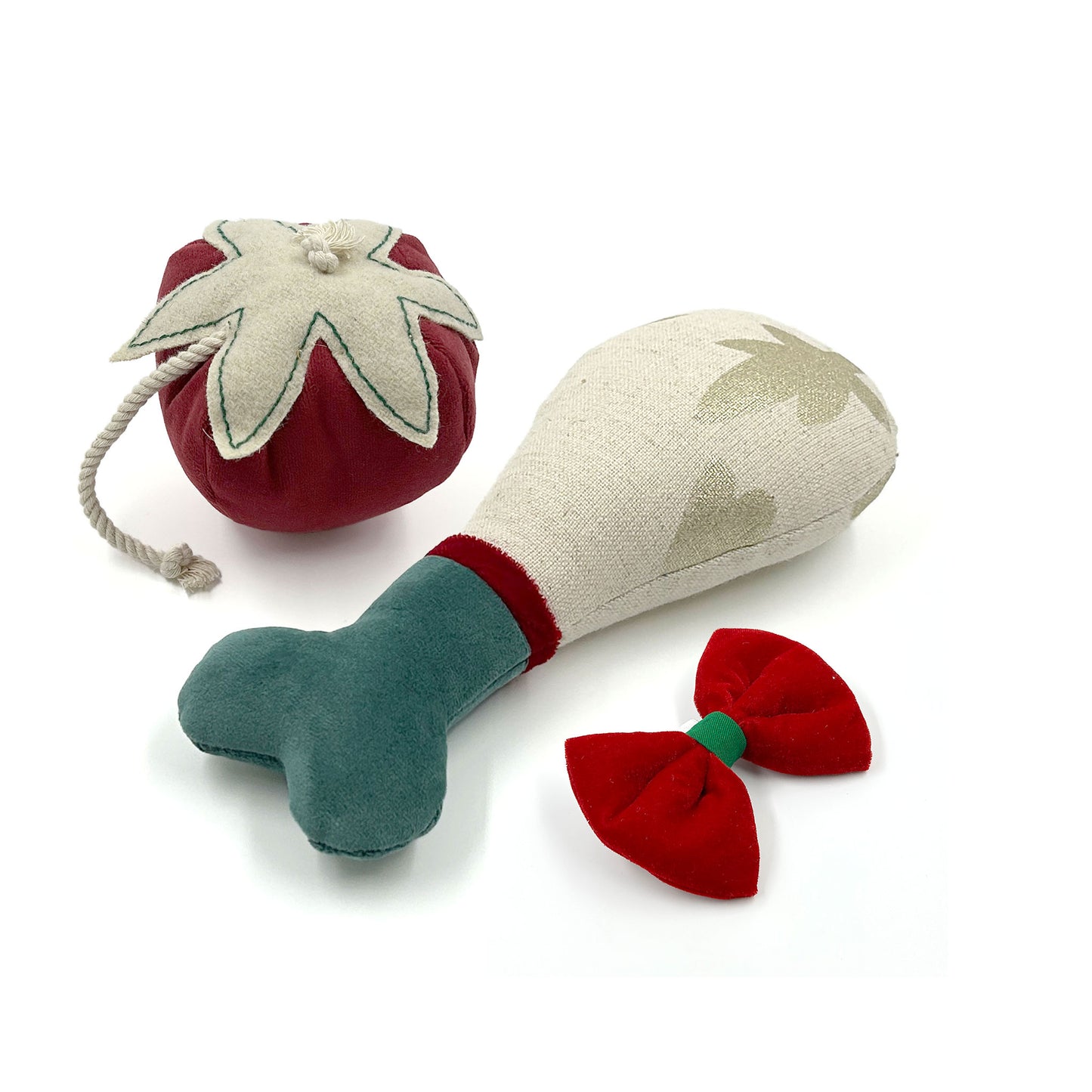 Holly Jolly Girl Pup Toy Kit